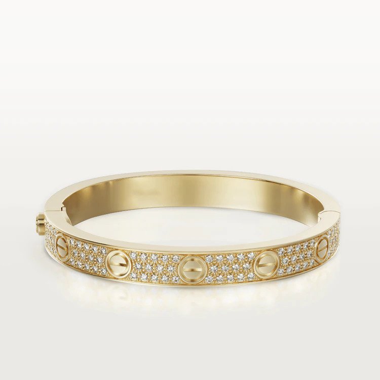 ??MIRA?¡¥LOVE BRACELET 6.1MM DIAMOND-PAVED