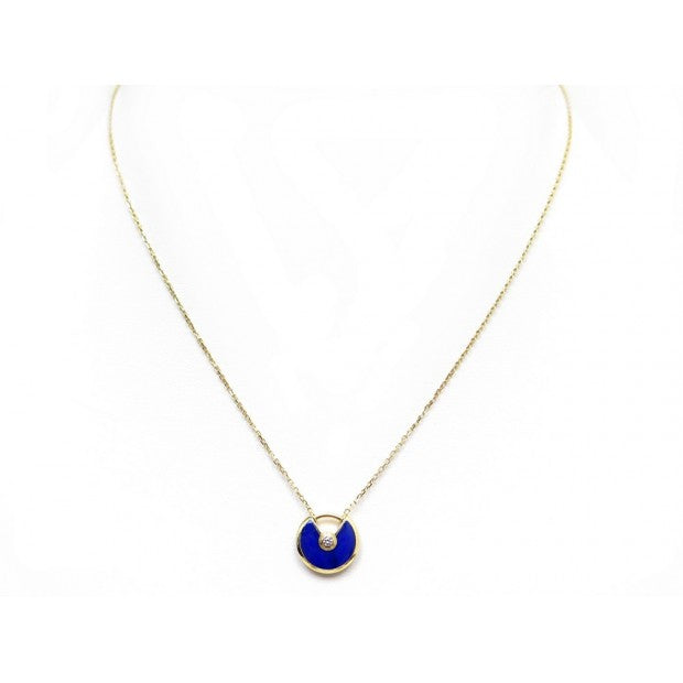??MIRA?¡¥AMULETTE ROSE GOLD AGATE NECKLACE