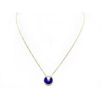 ??MIRA?¡¥AMULETTE ROSE GOLD AGATE NECKLACE