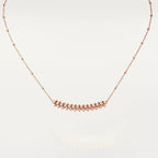 ??MIRA?¡¥CLASH PINK GOLD NECKLACE