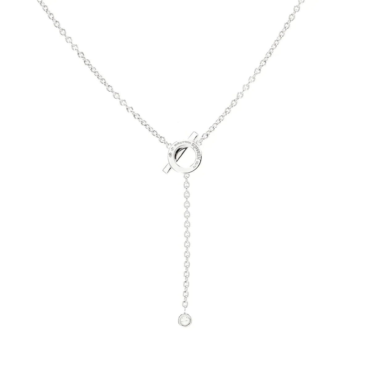 ??MIRA?¡¥FINESSE SILVER DIAMOND NECKLACE