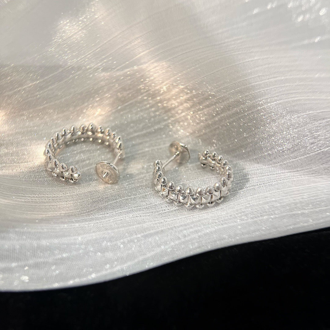 ??MIRA?¡¥CLASH SMALL HOOP EARRINGS