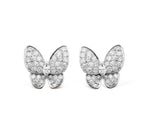 ??MIRA?¡¥BUTTERFLY ALL DIAMOND EARRINGS