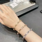 ??MIRA?¡¥CLOVER BRACELET 4MM DIAMONDS
