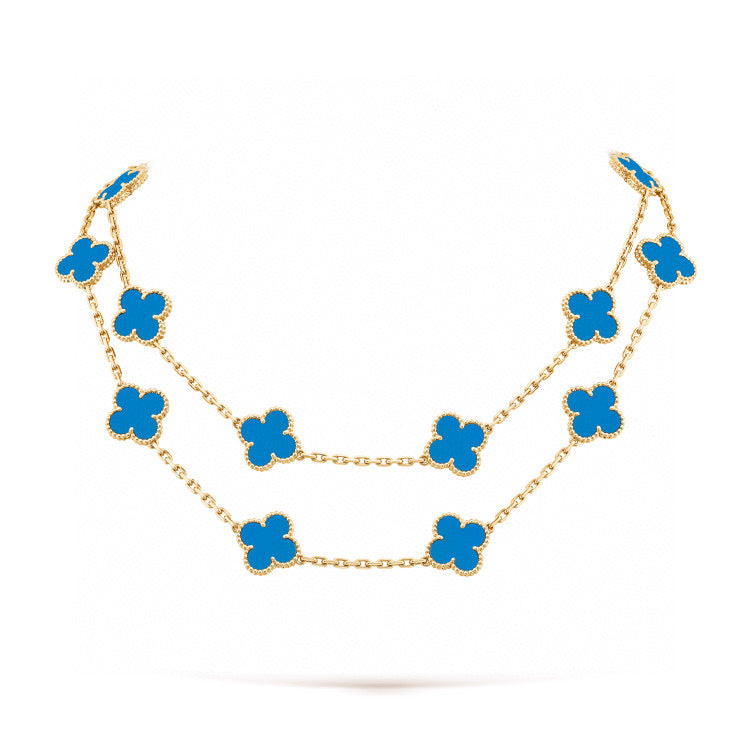 ??MIRA?¡¥CLOVER 20 MOTIFS TURQUOISE GOLD