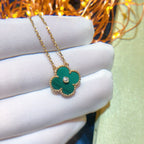 ??MIRA?¡¥CLOVER 15MM DIAMOND TURQUOISE NECKLACE