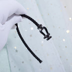 ??MIRA?¡¥FORCE LARGE SERIES HORSESHOE BLACK SAMURAI BRACELET