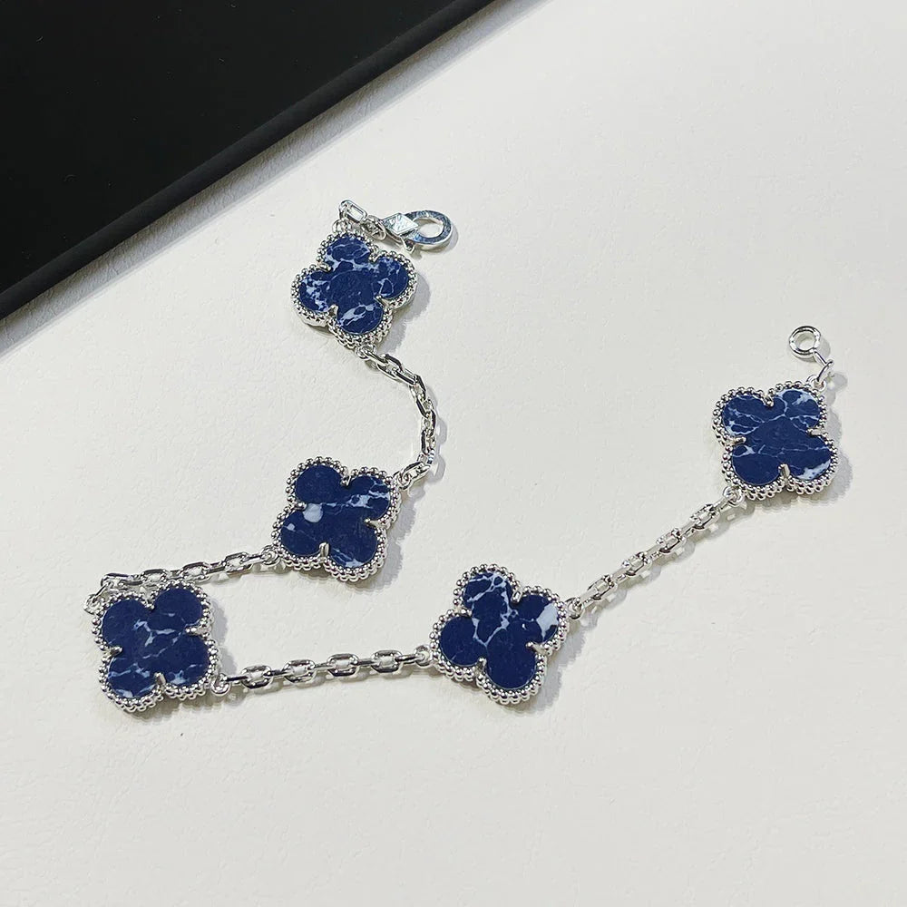 [MIRA]New CLOVER 5 MOTIF PIETERSITE BRACELET COLLECTION