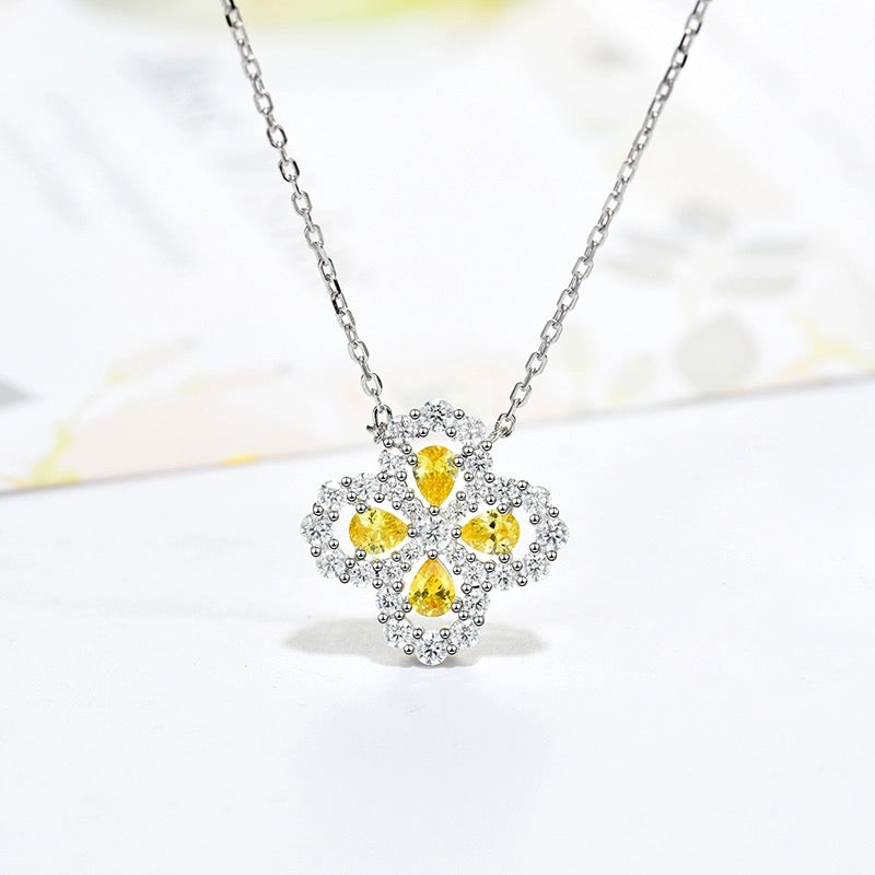 ??MIRA?¡¥LOOP NECKLACE FULL MOTIF DIAMOND 16MM MULTIPLE COLORS