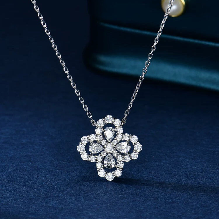 ??MIRA?¡¥LOOP NECKLACE FULL MOTIF DIAMOND 16MM MULTIPLE COLORS