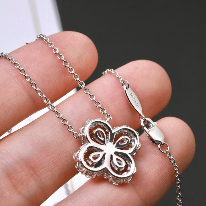 ??MIRA?¡¥LOOP NECKLACE FULL MOTIF DIAMOND 16MM MULTIPLE COLORS