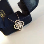 ??MIRA?¡¥LOOP NECKLACE FULL MOTIF DIAMOND 16MM MULTIPLE COLORS