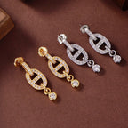 ??MIRA?¡¥HM CHAINE DIAMOND EARRINGS