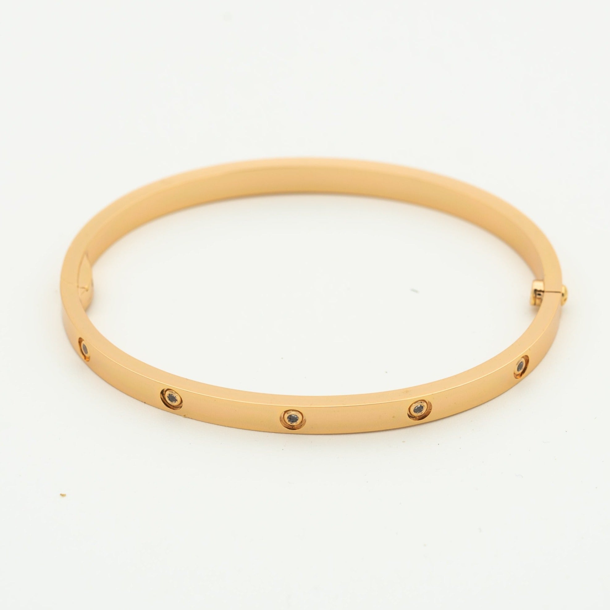 ??MIRA?¡¥LOVE BRACELET 3.65MM 10 DIAMONDS
