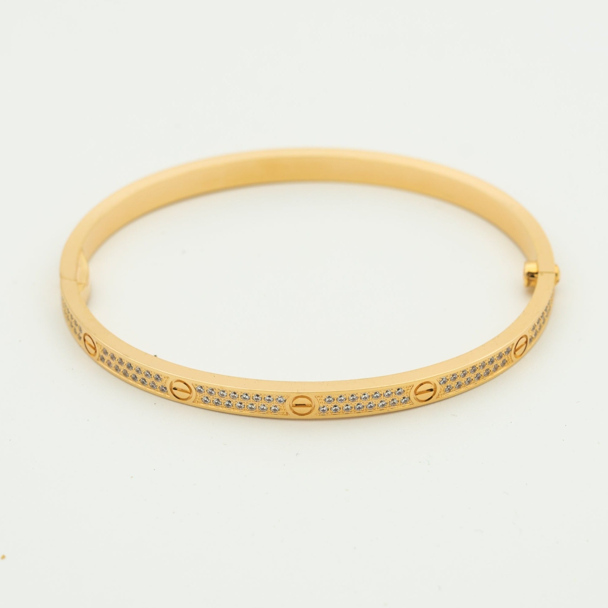 ??MIRA?¡¥LOVE BRACELET 3.65MM DIAMOND-PAVED
