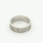 ??MIRA?¡¥LOVE RING 5.5MM DIAMONDS PAVED