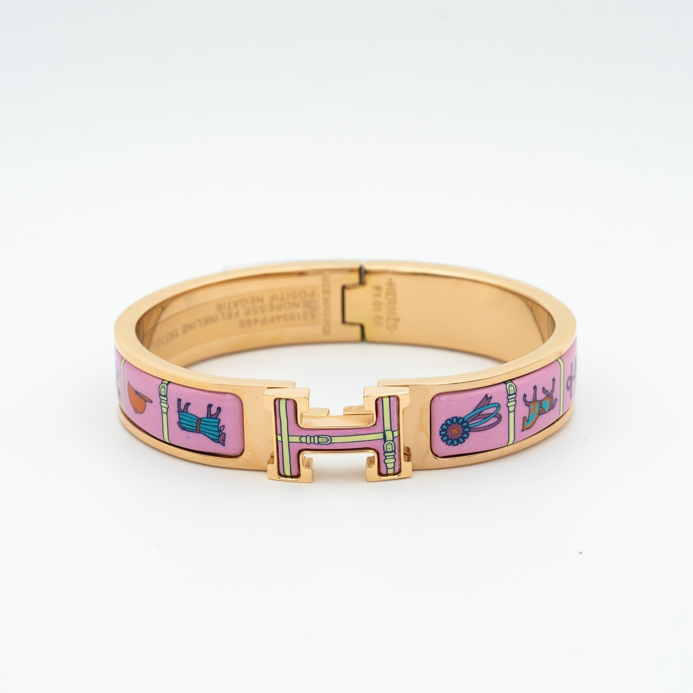 ??MIRA?¡¥H PINK GOLD BRACELET PINK CERAMIC
