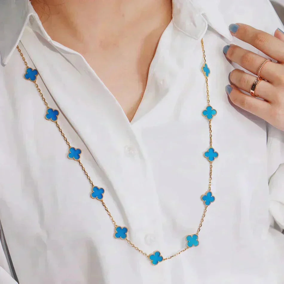 ??MIRA?¡¥CLOVER 20 MOTIFS TURQUOISE GOLD
