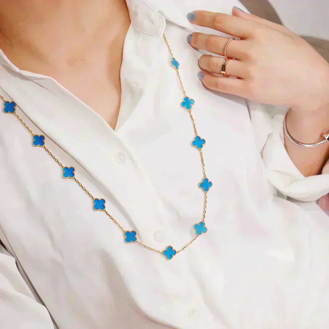??MIRA?¡¥CLOVER 20 MOTIFS TURQUOISE GOLD