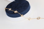??MIRA?¡¥LEAF CLOVER BRACELET