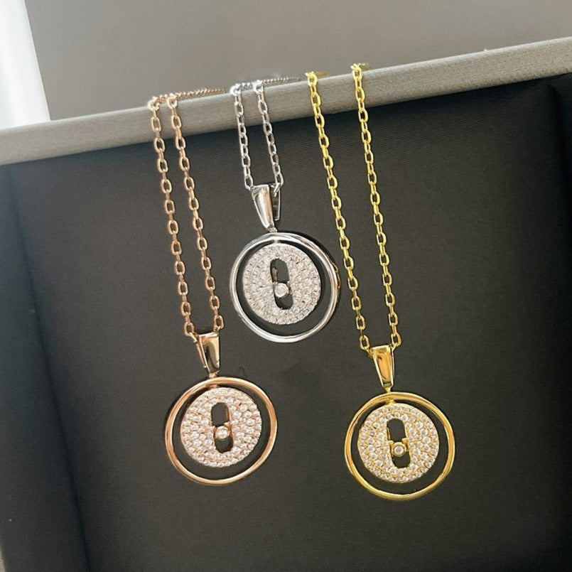 [MIRA]  MOVER PM PAVED NECKLACE