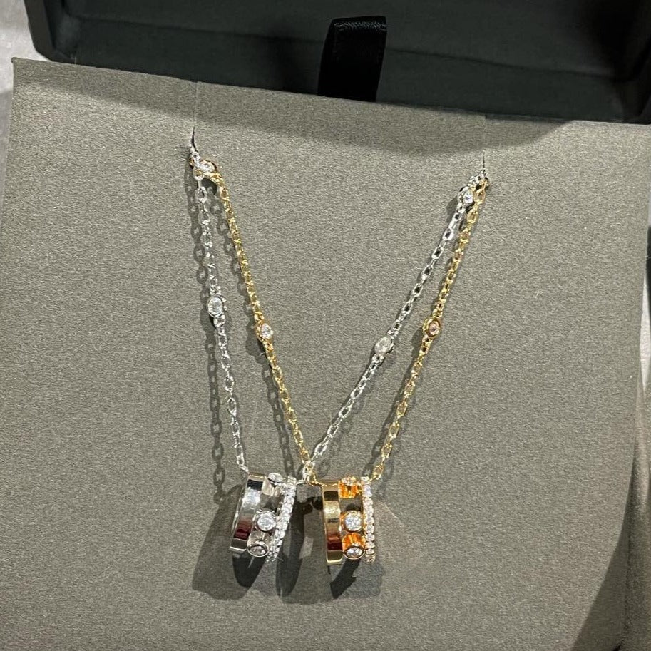[MIRA] CHAIN MOVE ROMANE PEDAND NECKLACE