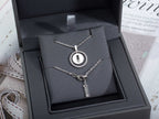 [MIRA]  MOVE PM NECKLACE SILVER DIAMOND