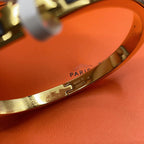 ??MIRA?¡¥CLASSIC HM CLIC BLACK 8MM ENAMEL BRACELET