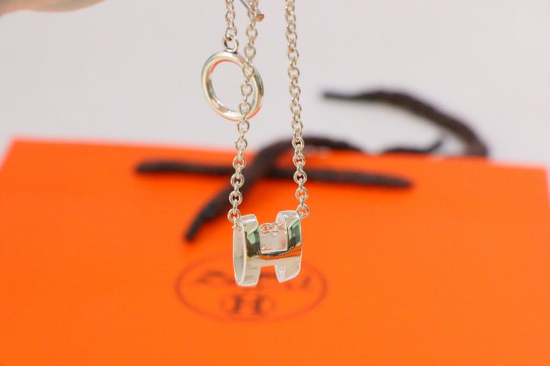 ??MIRA?¡¥HM NECKLACE H LETTER OVAL SERIES
