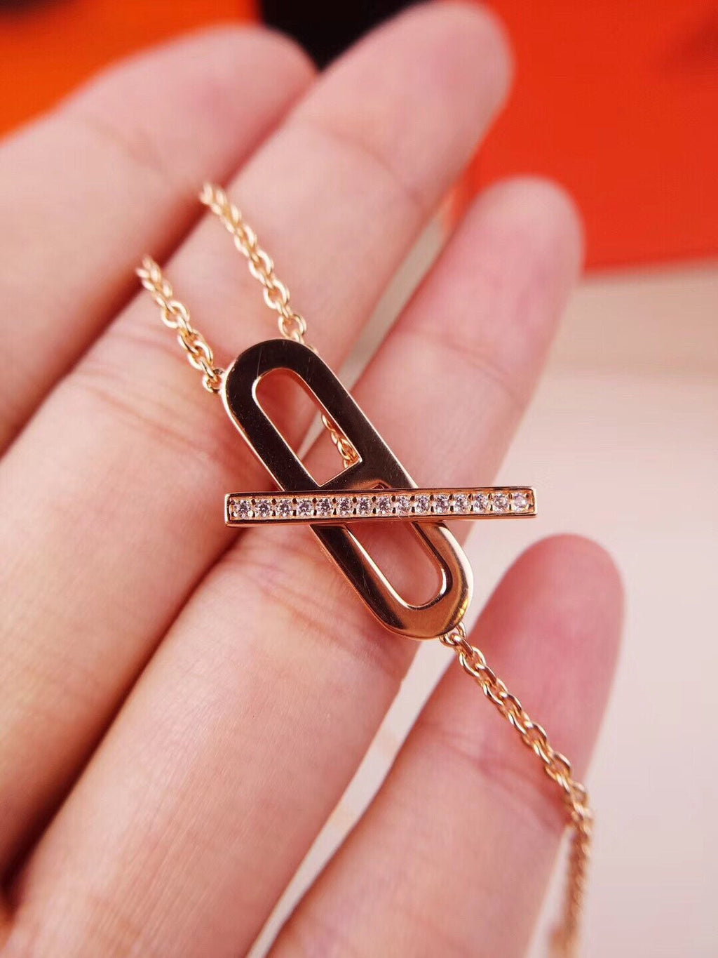 ??MIRA?¡¥HM FIRE PIG NOSE NECKLACE TRENDY STREET