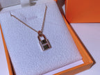 ??MIRA?¡¥HM ADVANCED NICHE LOCK HEAD NECKLACE DIAMONDS