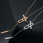 ??MIRA?¡¥HM NECKLACE PLATINUM ROSE GOLD DIAMOND