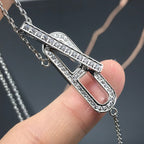 ??MIRA?¡¥HM NECKLACE PLATINUM ROSE GOLD DIAMOND