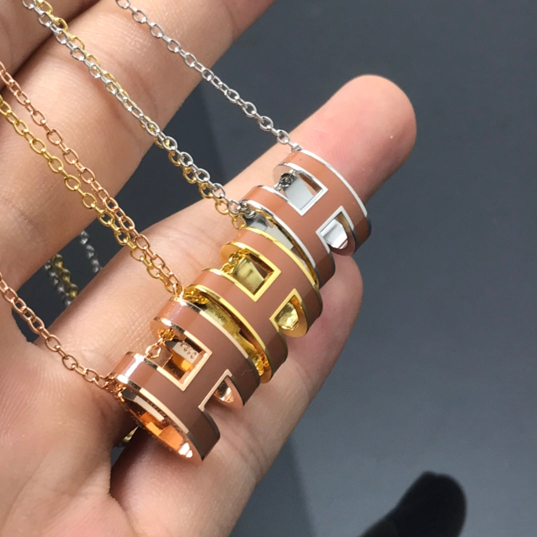??MIRA?¡¥H NECKLACE BROWN