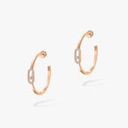 [MIRA] CREOLES MOVE UNO PM DIAMOND EARRINGS