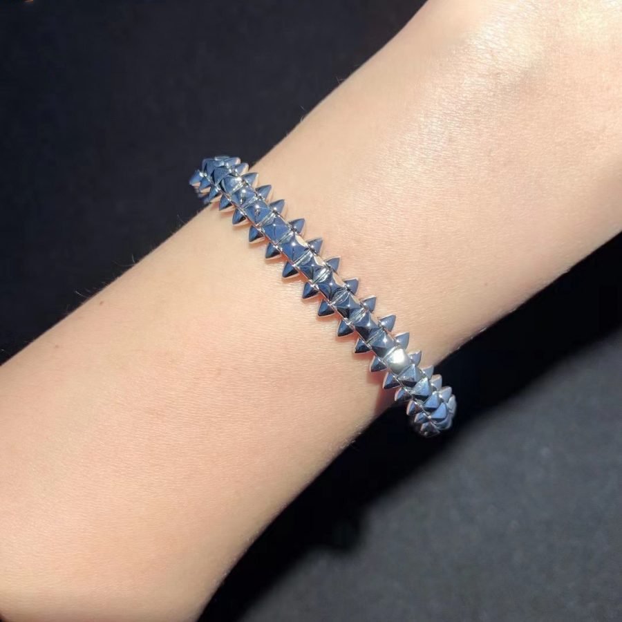 ??MIRA?¡¥CLASH SILVER BRACELET