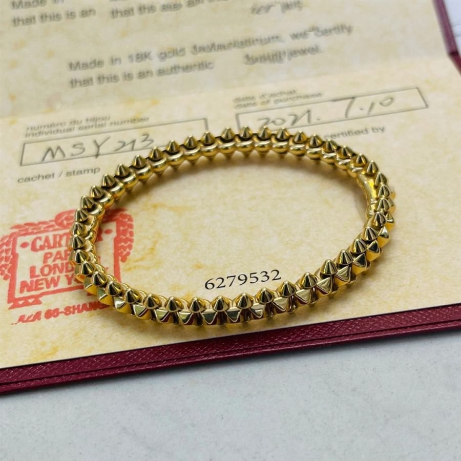 ??MIRA?¡¥CLASH GOLD BRACELET
