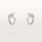 ??MIRA?¡¥JUSTE EARRINGS 12.75MM SILVER DIAMOND
