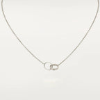 ??MIRA?¡¥LOVE NECKLACE PINK GOLD AND SILVER