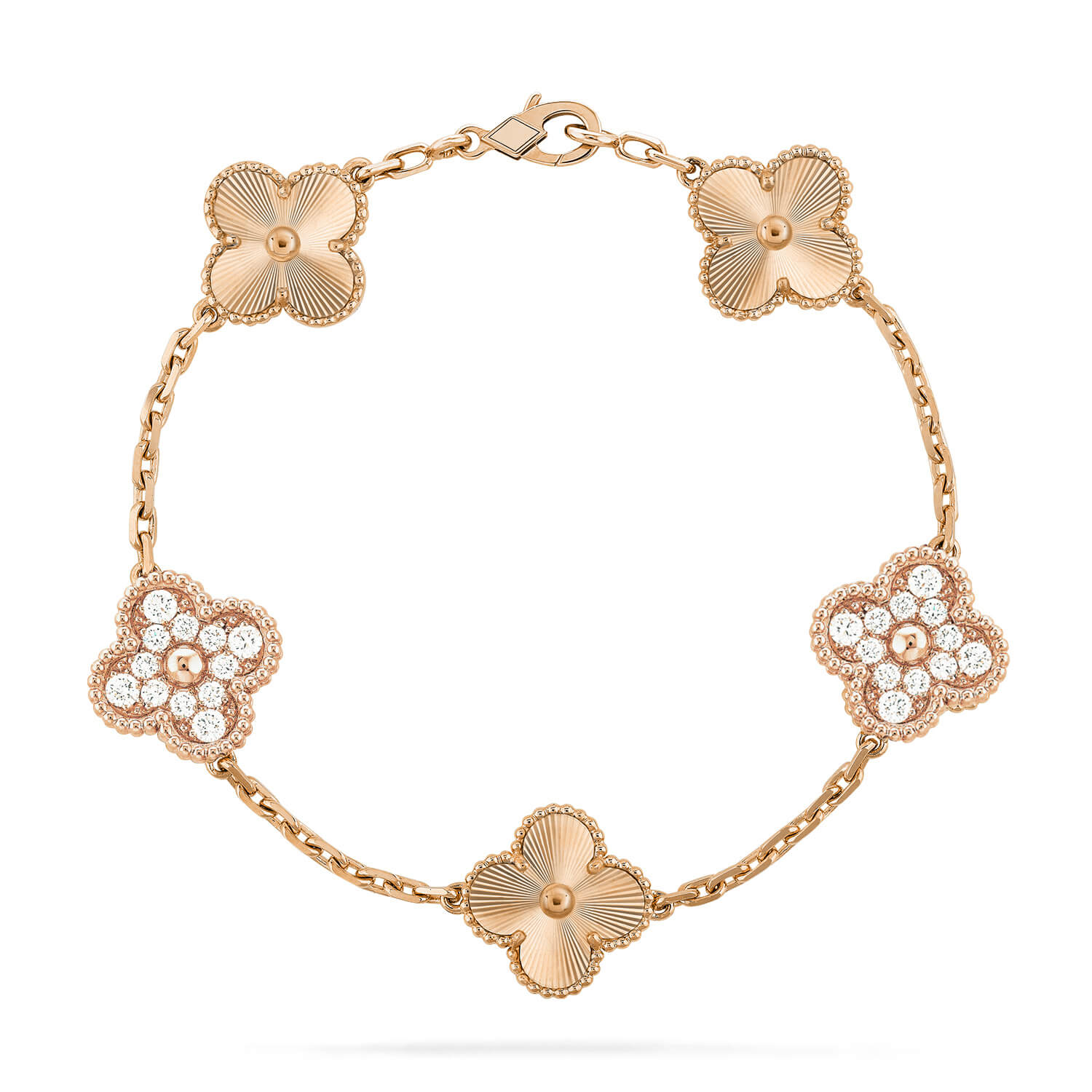 [MIRA]New  CLOVER 5 MOTIF LASER BRACELET COLLECTION