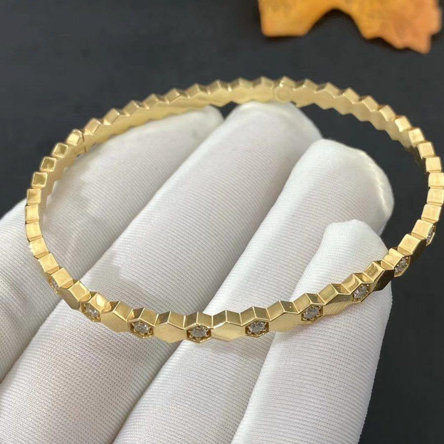 ??MIRA?¡¥BEE LOVE GOLD DIAMOND BRACELET