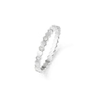 ??MIRA?¡¥BEE LOVE RING SILVER DIAMOND