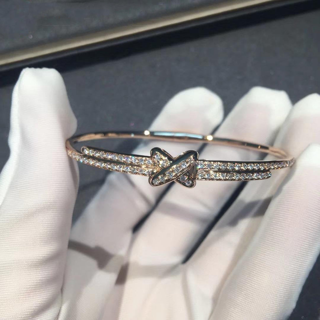 ??MIRA?¡¥JEUX DE BRACELET DIAMONDS PINK GOLD
