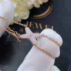 ??MIRA?¡¥JEUX BRACELET PINK MOP PINK GOLD 1 DIAMOND