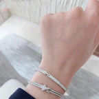 ??MIRA?¡¥JEUX DE BRACELET DIAMONDS SILVER