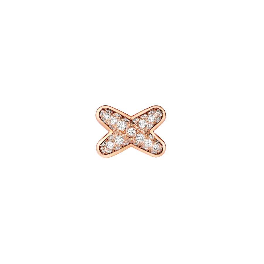 ??MIRA?¡¥JEUX DE PINK GOLD DIAMOND EARRINGS