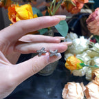 ??MIRA?¡¥JEUX DE SILVER DIAMOND EARRINGS