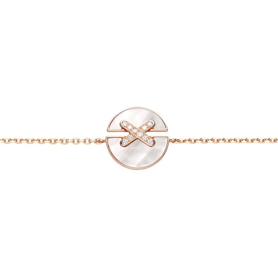??MIRA?¡¥JEUX DE BRACELET MOP PINK GOLD DIAMONDS