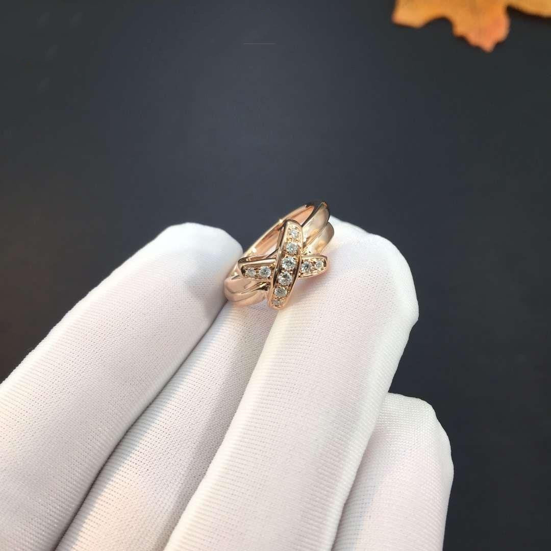 ??MIRA?¡¥JEUX DE PINK GOLD DIAMOND RING