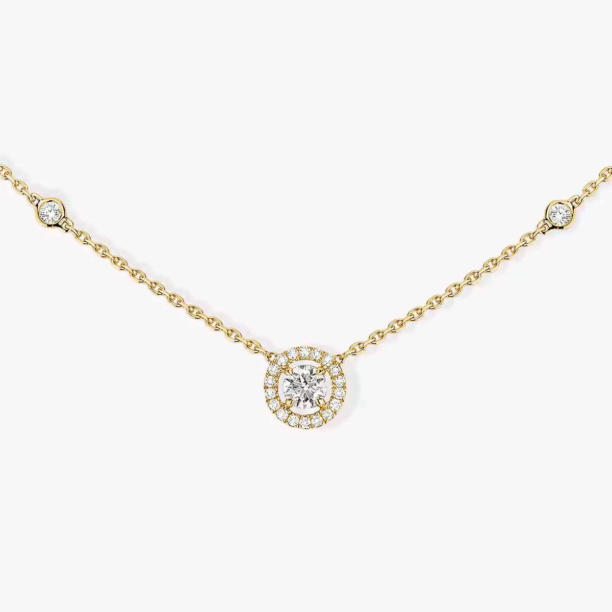 [MIRA] Diamond Necklace 0,20ct Brilliant Shape Joy